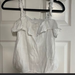 Abercrombie kids white tank, girls size 13/14